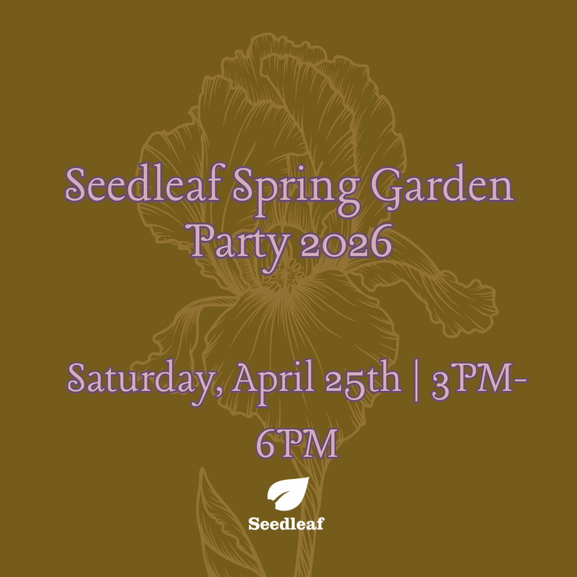 Seedleaf Spring Garden Party 2026 - logo